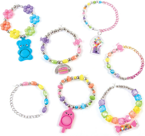 Make It Real: Pop! Shake! Twist! DIY Bracelet Kit, 171pcs All-in-1 Jewelry Kit for Girls & Kids Age 8+