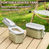 Travel Formula Container On The Go Airtight Lightproof Formula Dispenser with Magnetic Scoop, BPA-Free Food Storage Jar