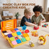 6-12 Air Dry Clay for Kids, Modeling Clay Kit with Storage Box & Sculpting Tools, Magic Molding Clay for Boys & Girls