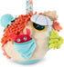 0-6 Miniland Baby Teether, Plush Baby Rattle, Toddler Toy for Teething, Sensory Development and Textured Fun, Fully