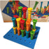 Set 3+ 25 8" Peg Board Toys-Montessori Occupational Therapy Fine Motor Skills Toy, Suitable for Toddlers
