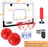 Upgrade Basketball Hoop Set - Extra Large 26" x 17" Pro Indoor Hoop for Door & Wall, Includes 2 Balls and Complete