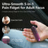 Fepucoy 5-in-1 Little Ouchies Pain Fidget for Adults, Spiky Sensory Tool with Smooth Spinner, Reinforced Slider