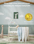 Momcozy 47"x47", Muslin Swaddle Blankets, Breathable and Skin-Friendly Receiving Blankets, Best Wishes Swaddle Blanket