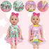 8 Sets 10-12 Inch Baby Doll Clothes,Baby Alive Clothes Dress Outfits Accessories for Girl Dolls,Christmas Birthday New