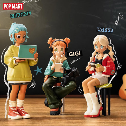 POP MART Peach Riot Rise Up Series Blind Box Figures, Random Design Action Figures Collectible Toys