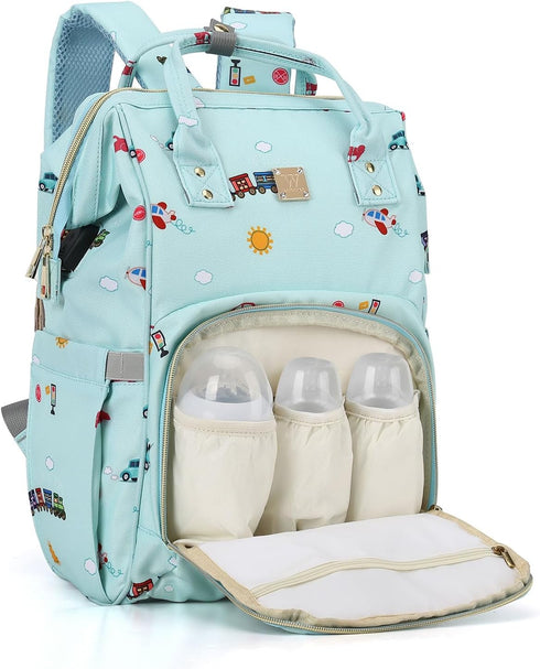 Backpack Pack,Waterproof Diaper Bags Baby Bag for Mom Dad Baby Girls Boy, Cute Mult Diaper Nappy Bag Travel Back