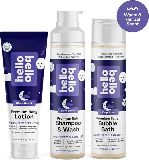 Hello Bello Premium Baby Lotion, 8.5 fl. oz, Vegan & Cruelty Free, Sleep Sweet Scent, Pack of 1