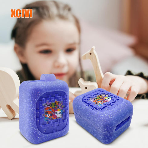 xcivi Anti-Slip Silicone Case Cover for Bitzee Interactive Toy, Protective Sleeve Skin for 3D Electronic Pets