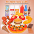 143 Packaging Shimfun Piece Play Food for Kids Kitchen - Toy Assortment - Pretend Food for Toddler - Bonus Water Bottle