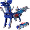 Generic Collision Transforming Dinosaur Car Toy, Magnetic Dinosaur Transformer Car Toy, 2in1 Magnetic