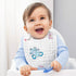 Zainpe 6Pcs Snap Muslin Cotton Baby Bibs, Adjustable Machine Washable, Unisex Burp Cloths for Boys Girls
