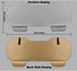 Car Seat Covers Gray, Universal Car Seat Cushion, Rear Bench Seat Protective Mat for Car Truck SUV, Baby Skin-Friendly,