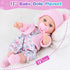BDDOLL 12 Inch Backpack Playset Backpack, Baby Doll with Dolls Clothes and Accessories Included Washcloth, Bottles