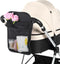 Larrel Universal Stroller Organizer, Stroller Mesh Cargo Net with Non-Slip Adjustable Strap, Diaper