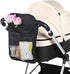 Larrel Universal Stroller Organizer, Stroller Mesh Cargo Net with Non-Slip Adjustable Strap, Diaper