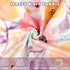 Hooyax Baby Blanket for Girls Boys, Soft Jersey Knit Double Layer Newborn Receiving Blanket, 44 x 32 Inch, Purple Flower