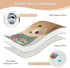 siphylline 52" 34" Cartoon Bear Bathtub Extra Large Resuable Baby Bed Pad Highly Absorbent Mattress Pad Machine