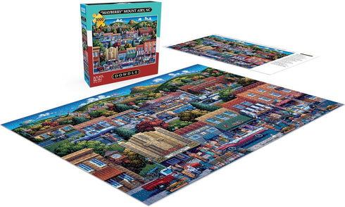 1000 26.75 19.75 Buffalo Games - Eric Dowdle - Mt Airy, NC - Mayberry - Piece Jigsaw Puzzle for Adults -Challenging