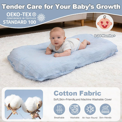 Meindoovm Cozy Baby Support Cushion - Snuggle Me Infant Support Cushion for Newborns | Breathable & Soft, Portable
