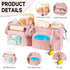 ZIOZERTT Gt2 V2,Double Double Stroller Caddy Compatible with Bob Duallie,Baby Jogger City Mini and Zoe Twin Stroller