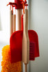 Set 6 Color,10071 JustForKids Wooden Detachable Kids Cleaning - Duster, Brush, Mop, Broom and Hanging Stand Play