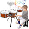 Kids Drum Set Music Toy Drum Set for Toddlers Ages 3-5 Jazz