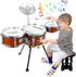 Kids Drum Set Music Toy Drum Set for Toddlers Ages 3-5 Jazz