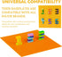 32x32 4+ Pairez Toys Classic Baseplate, Square Baseplates, Flat Boards to Build on, Base for Tables, Mats, and More