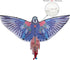 JEKOSEN Huge Parrot Kite for Kids and Adults, Easy to Fly Single Line String with Tail for Outdoor Activities