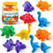 Montessori Learning Toys for Toddlers 1-3, Matching Letters Fine Motor Toy, 26 PCS ABC Dinosaur Alphabet Games