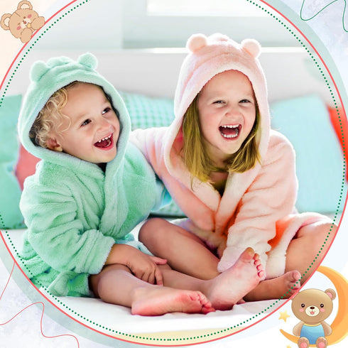0-5 28 47 Inch Color,4 Xtinmee Toddler Bath Towels Hooded for Kid Year x Absorbent Baby Hooded Towel with Bear Ears