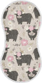 decor gift Cotton Burp Cloths Baby Easy Care Naughty Wooden Bison Gray washcloths for