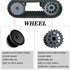 Premium Intelligent 2WD Tank Robot Chassis Platform with 2PCS DC Motors & Plastic Track