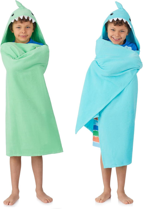 Saint Eve Kids Hooded Bath Towel Set - 2 Pack Super Soft