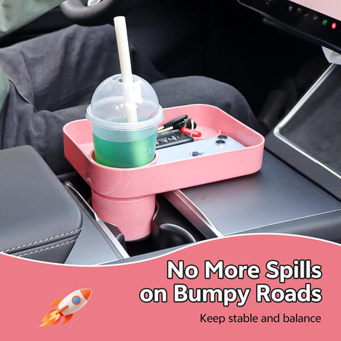 Car Seat Snack Tray for Kids Toddler Travel,Cup Holder Expander for Car,Toddler Travel & Road Trip Accessory