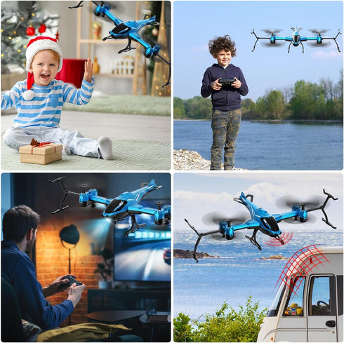 2.4G, 1 360 VATOS RC Helicopter All in Remote Control Helicopter Super Function Flip, Obstacle Avoidance, Altitude