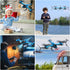 2.4G, 1 360 VATOS RC Helicopter All in Remote Control Helicopter Super Function Flip, Obstacle Avoidance, Altitude