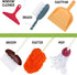 Set Toddler Cleaning for Kids, Pretend Play Cleaning Toy with Broom, Mop, Dustpan & Accessories
