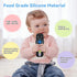 3-6-12 0-24 MISSLILI Teething Toy for Babies Months, Silicone Baby Rattles Teether, Teething Relief Infant Toddles TV