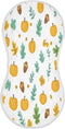 YETTASBIN Autumn Pumpkin Muslin Baby Burp Cloth, Super Soft Absorbent Cotton Burp Rag