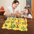 3 4 5 6 3-5, Set, 3 4 5 6 Plastic Dinosaur Puzzles for Kids with A Cute Car, Montessori Toys for Year Old Boys, Race