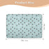siphylline 52" 34" Animal Cat Paw Black White Cyan Extra Large Resuable Potty Training Pad Highly Absorbent Baby Diaper