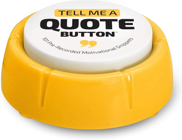 Quote Sound Button | Fully Loaded | 101 Pre-Recorded Motivational Quotes |