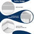 50x50 Inch, Baby Playpen Playpen for Babies and Toddlers Baby Playpen Fence Playard Activity Center, Without MAT