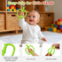 Store 2 Pack 0-6 0-12 0-36 Fu Hollow Teether Tube Apple Shape Chew Straw Sensory Toy for Infant Toddlers Silicone Tubes