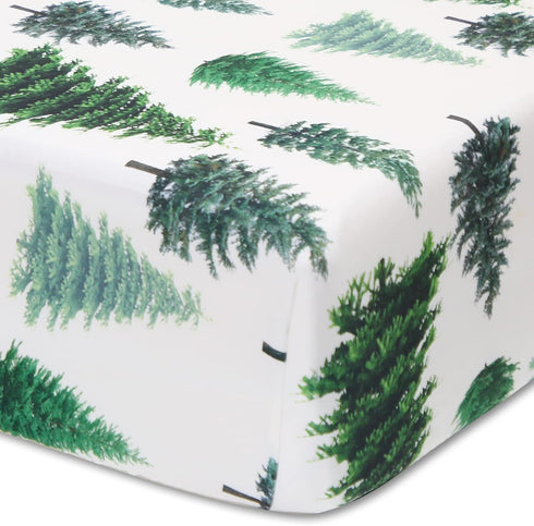 Culclendy Soft Fitted Crib Sheet, Stretchy and Breathable Toddler Crib Sheet for Boys and Girls, Fits Standard Crib