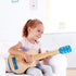 Hape Kid's Flame First Musical Guitar, Blue, Dimensions: L: 25.7, W: 2.4, H: 8.4 inch