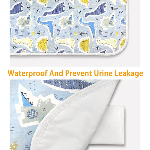 2 19.7'' 27.6'' Pcs Baby Diaper Changing Pad, Maveek X Newborns Waterproof Diaper Pad Reusable Nappy Multi Function