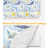 2 19.7'' 27.6'' Pcs Baby Diaper Changing Pad, Maveek X Newborns Waterproof Diaper Pad Reusable Nappy Multi Function